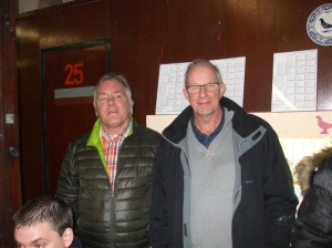 Hier met vriend Lamert Meijberg.