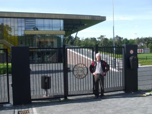 Paul op Papendal trainings complex voetbal club Vitesse