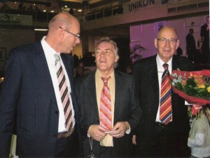 Samen met Evert Jan en Hans Eijerkanp.