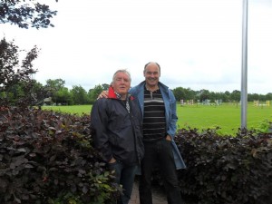 Op bezoek bij vriend Pieter Veenstra.